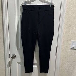 Joe's Jeans Black Ponté Knit Pants, Size 30-31